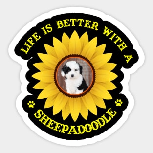 Sheepadoodle Lovers Sticker